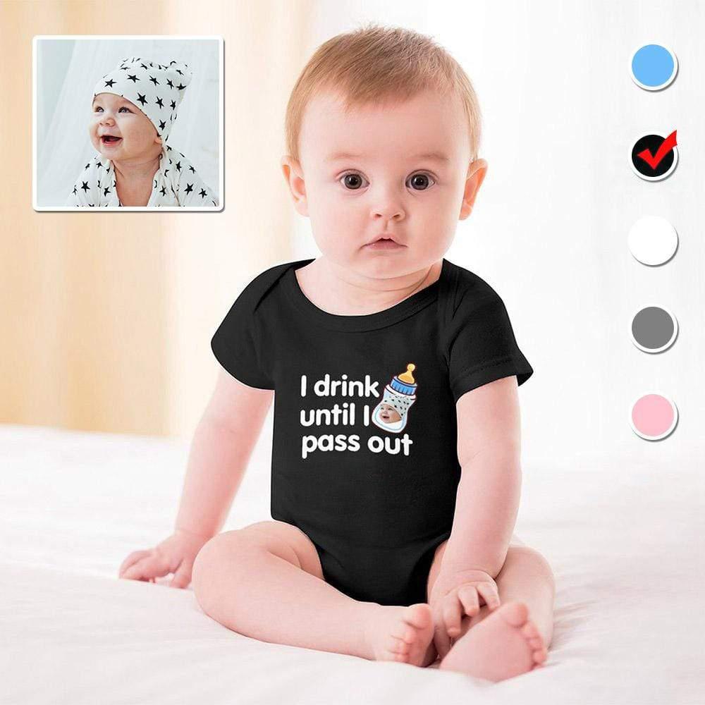 FacePajamas Baby Pajama Personalized Newborn Baby Jumpsuit Custom Face Lovely Boy Bubble Romper Girls Boys Baby Bodysuit