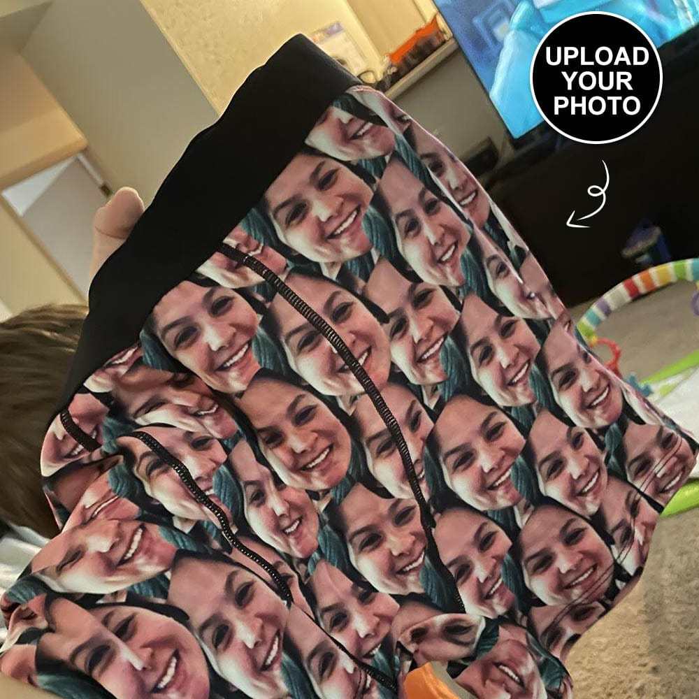 FacePajamas Men Underwear Personalized Photo Mens Underwear Custom Boxer Briefs with Face Men Briefs Gift For Husband Anniversary Valentine's Day Gift