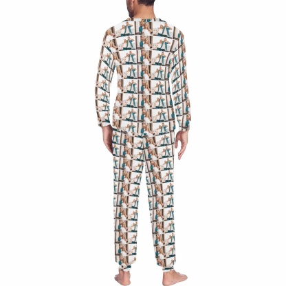 FacePajamas Pajama Photo Custom Couples Pajama Sets for Mom&Dad Personalized Fills Up Couple Matching Pajamas