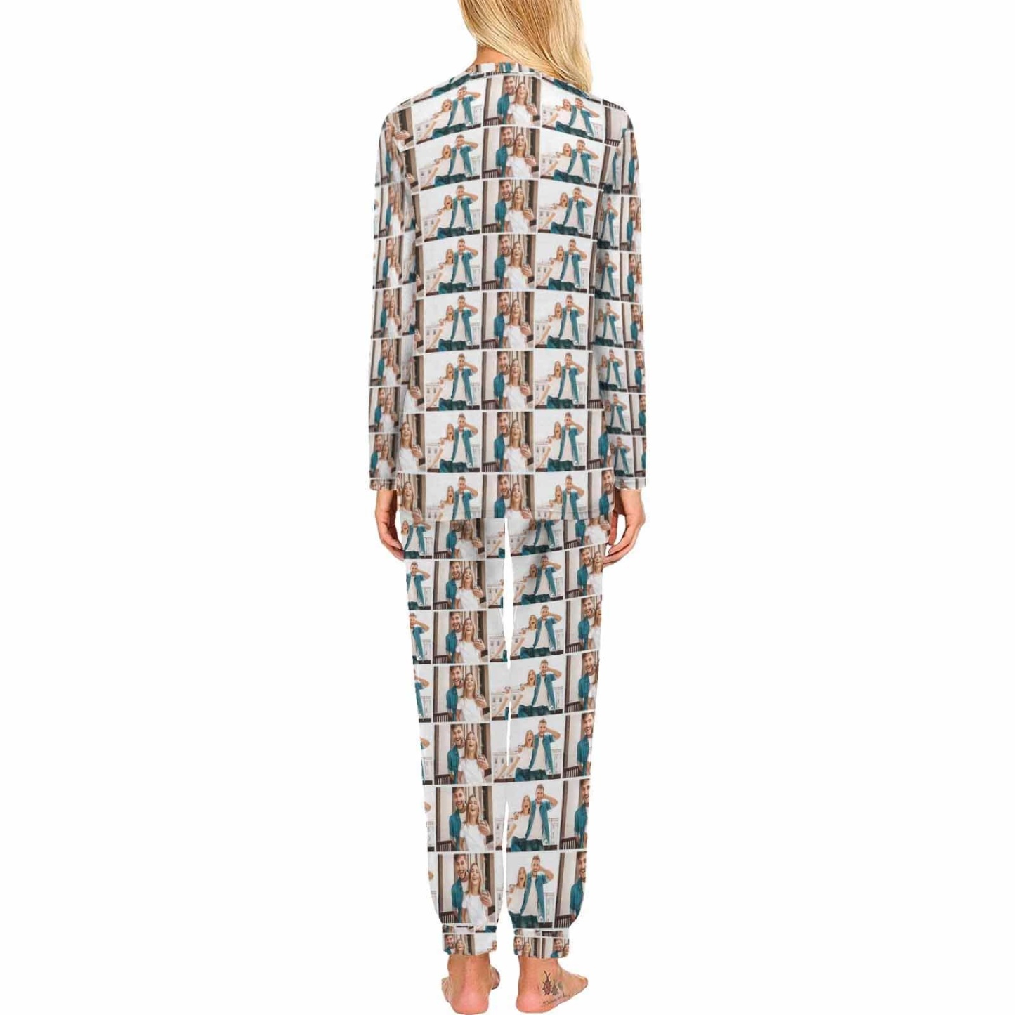 FacePajamas Pajama Photo Custom Couples Pajama Sets for Mom&Dad Personalized Fills Up Couple Matching Pajamas