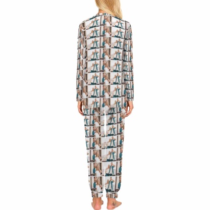 FacePajamas Pajama Photo Custom Couples Pajama Sets for Mom&Dad Personalized Fills Up Couple Matching Pajamas