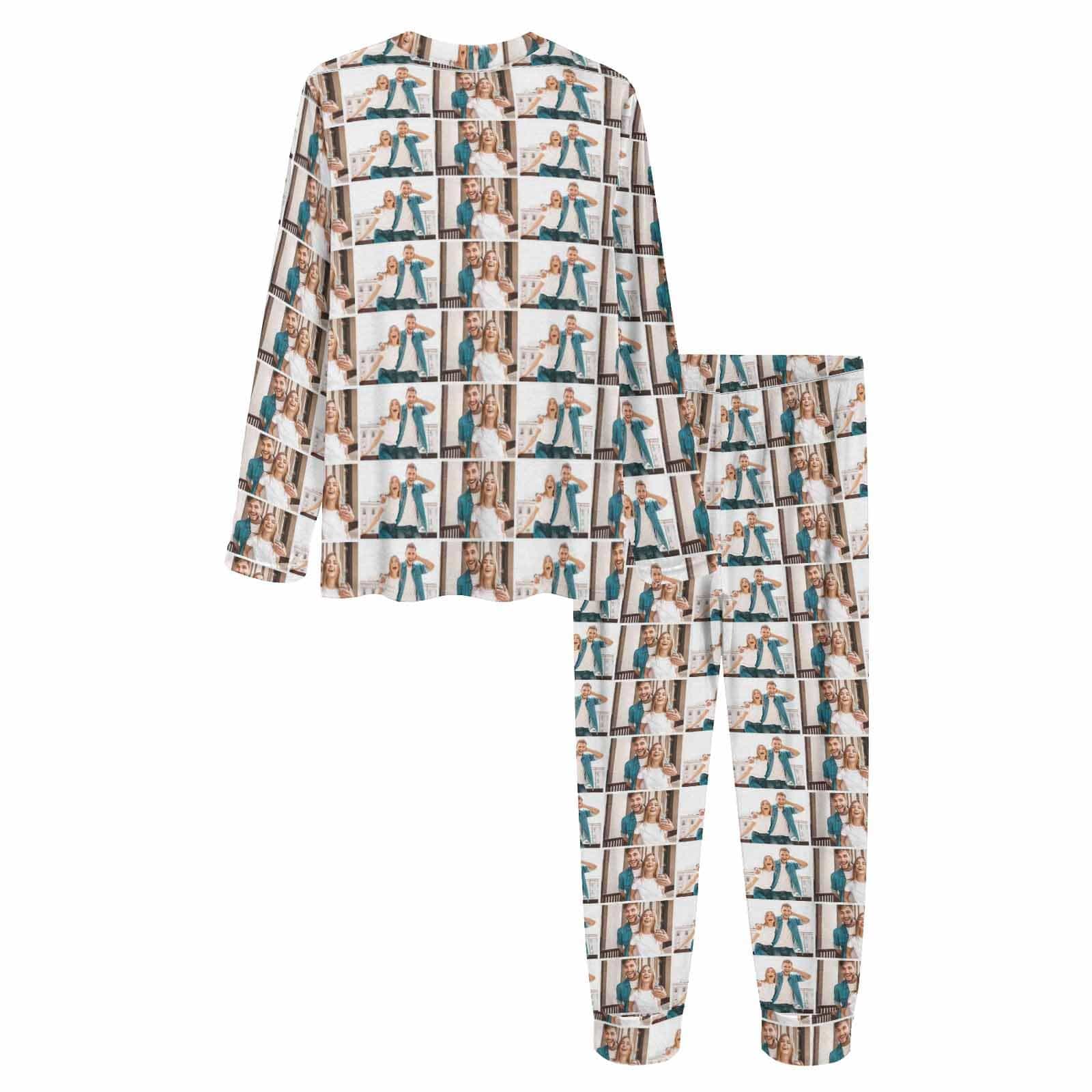 FacePajamas Pajama Photo Custom Couples Pajama Sets for Mom&Dad Personalized Fills Up Couple Matching Pajamas