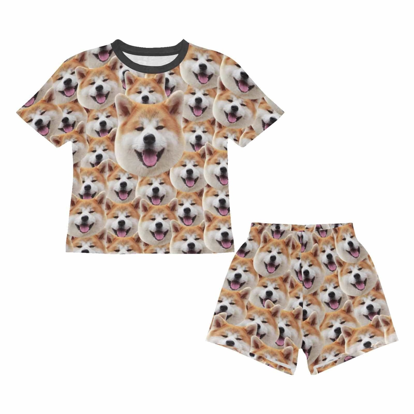 FacePajamas Pajamas [Special Sale] Little Kids Pajamas Custom Photo Sleepwear Personalized Cute Pet Pajama Set For Girls 2-7Y
