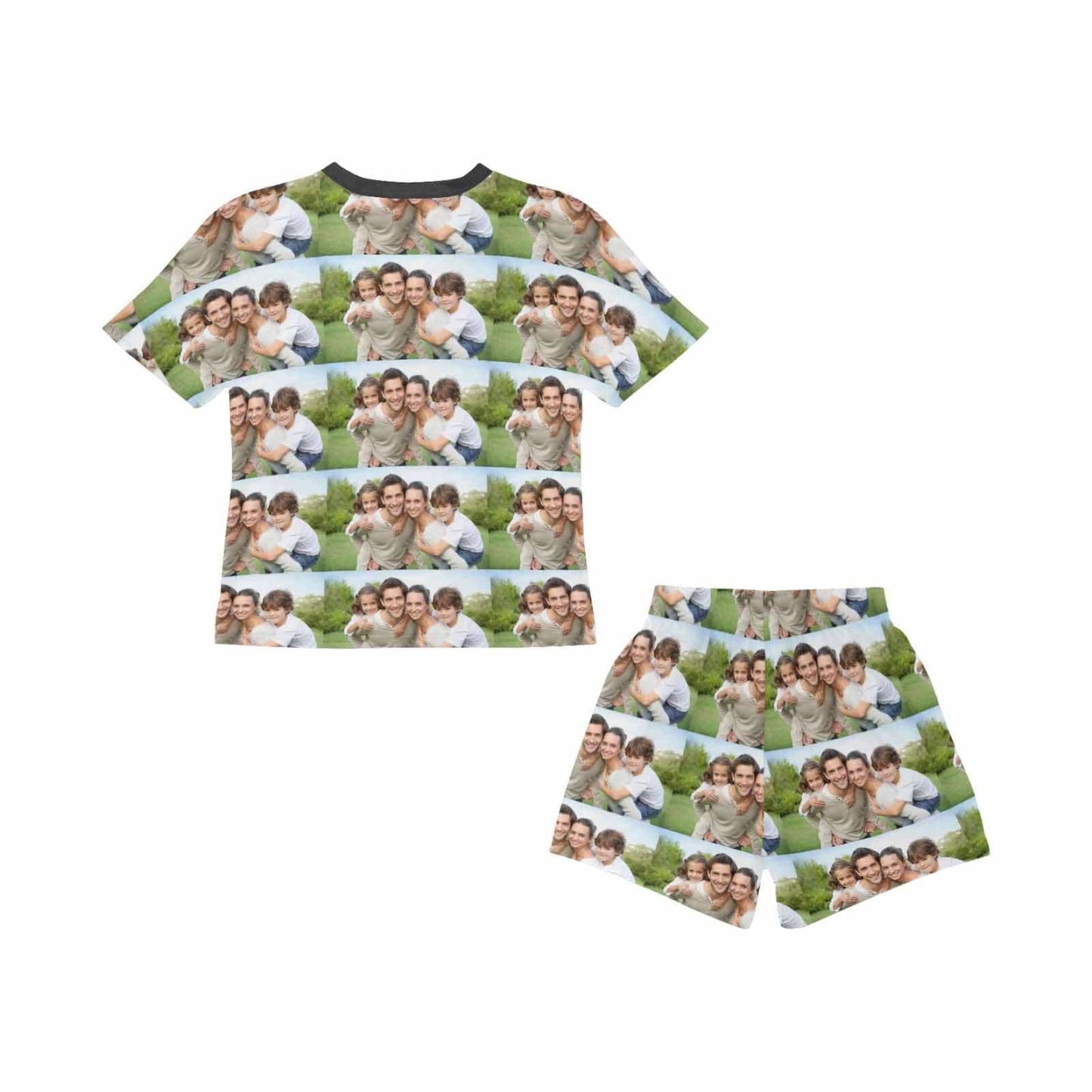 FacePajamas Pajamas [Special Sale] Little Kids Pajamas Personalized Custom Photo Nightwear Happy Family Pajama Set For Girls 2-7Y