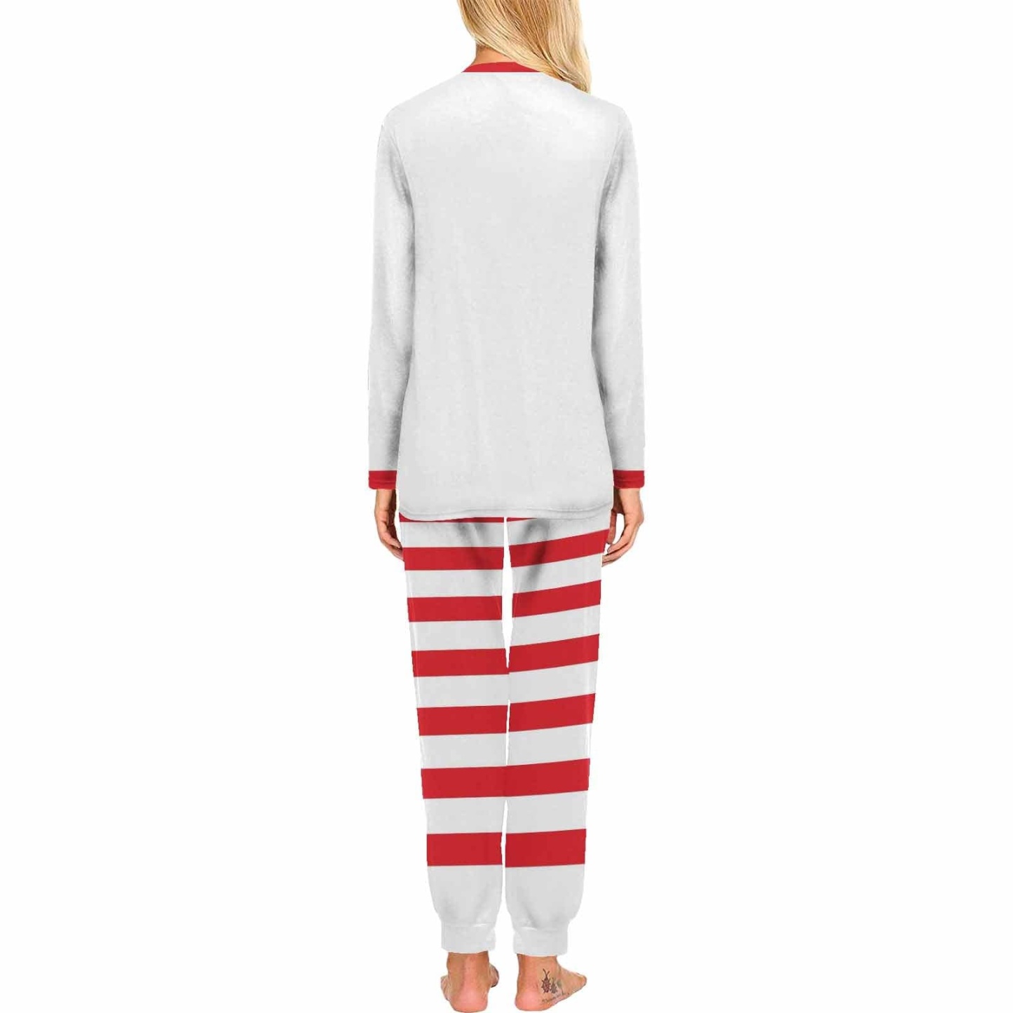 FacePajamas Pajama [TikTok Hot Selling]Custom Photo Valentine's Day Couple Matching Pajamas Personalized Photo Long Sleeve Pajamas Set