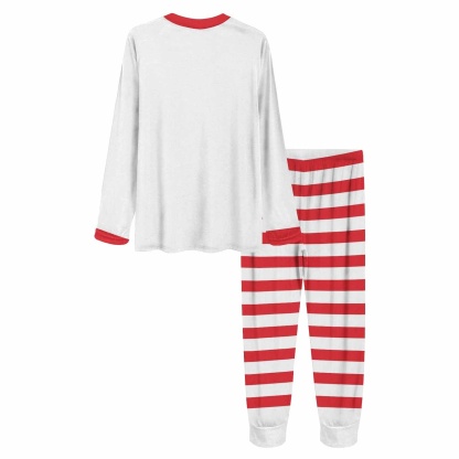 FacePajamas Pajama [TikTok Hot Selling]Custom Photo Valentine's Day Couple Matching Pajamas Personalized Photo Long Sleeve Pajamas Set