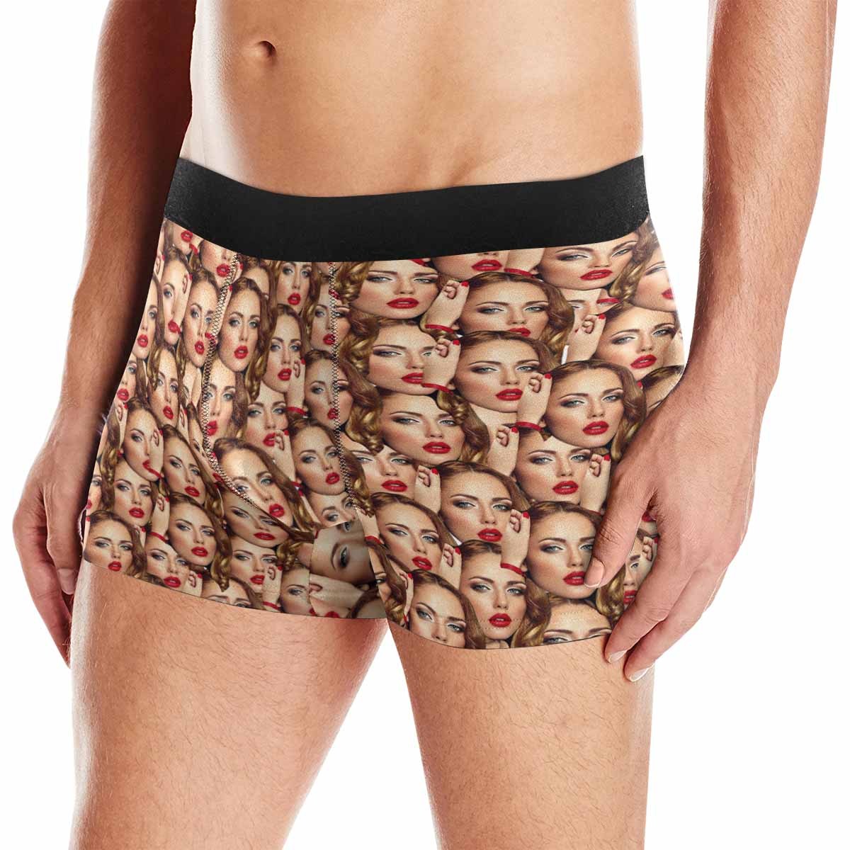 FacePajamas Men Underwear XS Personalized Photo Mens Underwear Custom Boxer Briefs with Face Men Briefs Gift For Husband Anniversary Valentine's Day Gift