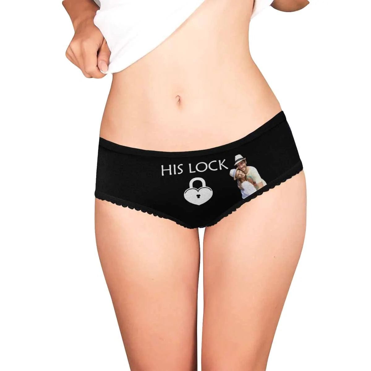 FacePajamas Mix Briefs XS / Women Custom Face Key And Lock Men's Pocket Boxer Briefs&Women's High-cut Briefs