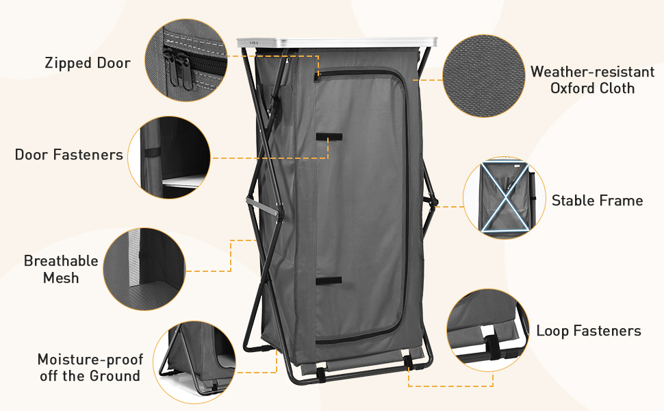 Camping Storage Cabinet