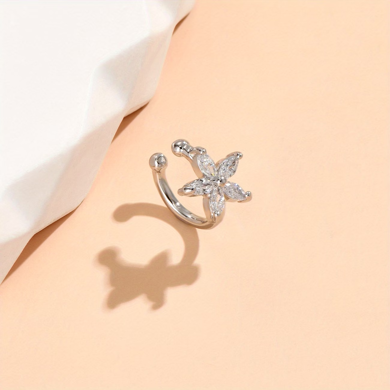Elegant Flower Cute Ear Cuff (Pair)
