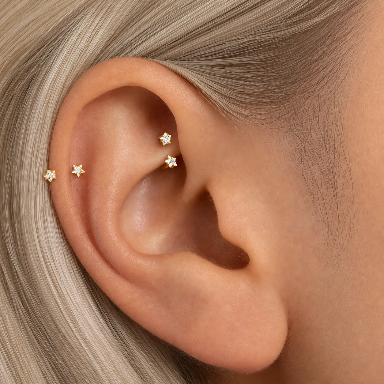 Starlight Horseshoe Earrings