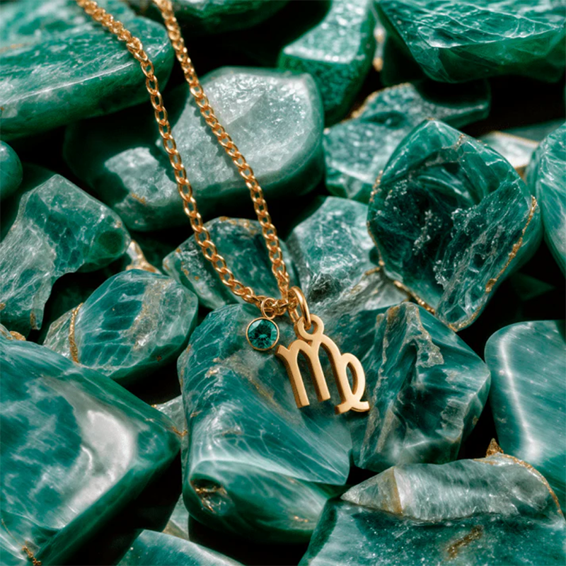 Zodiac & Birthstone Necklace