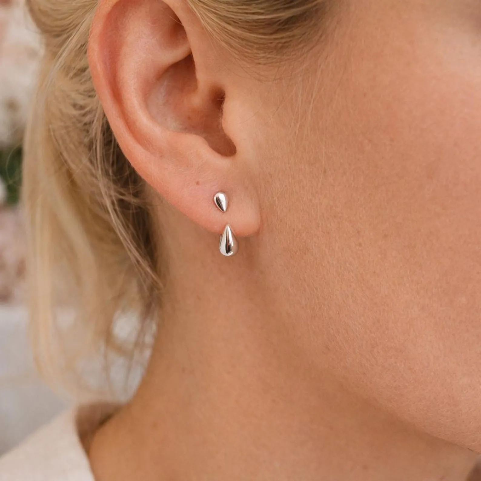 Morning Dew Teardrop Luxe Earrings