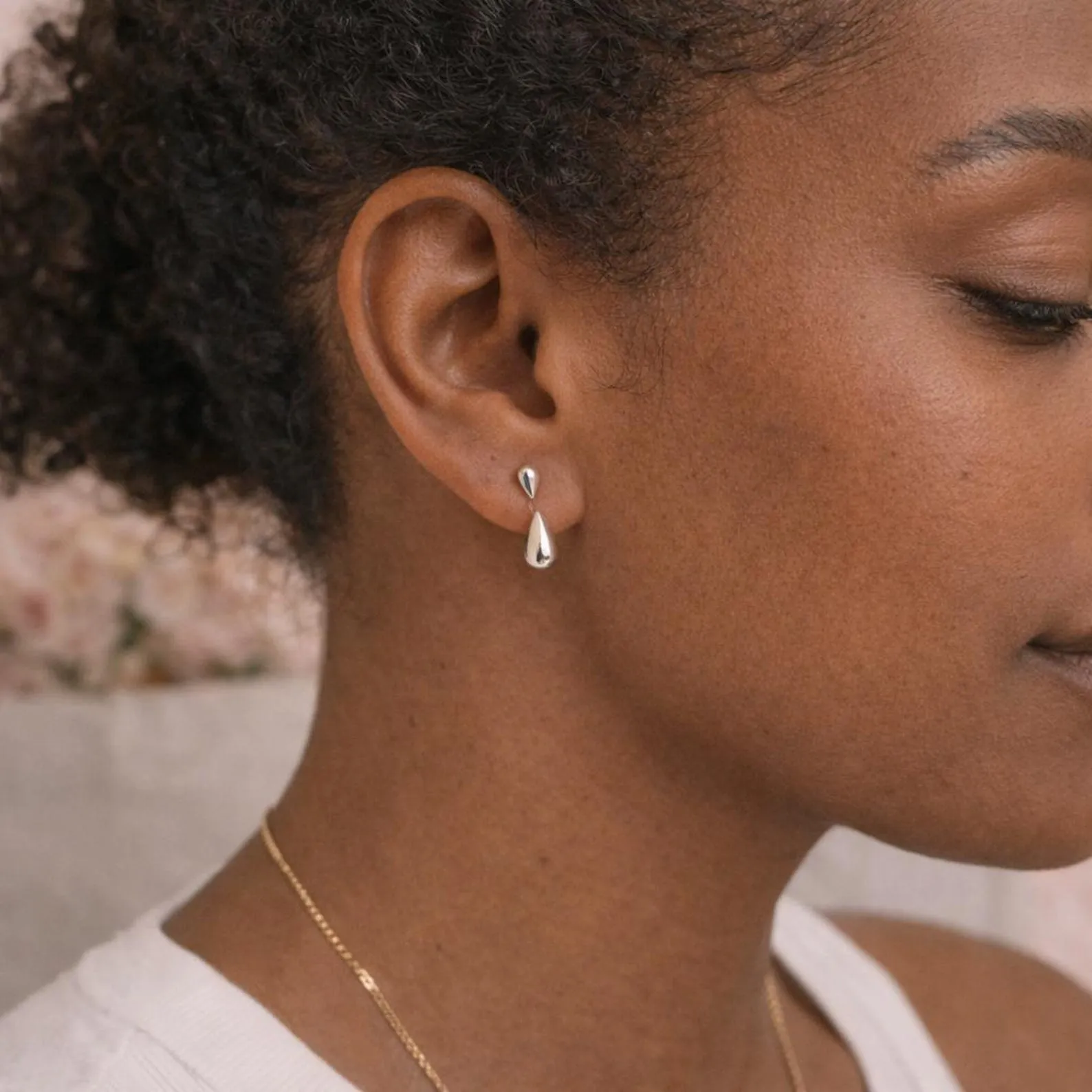 Morning Dew Teardrop Luxe Earrings