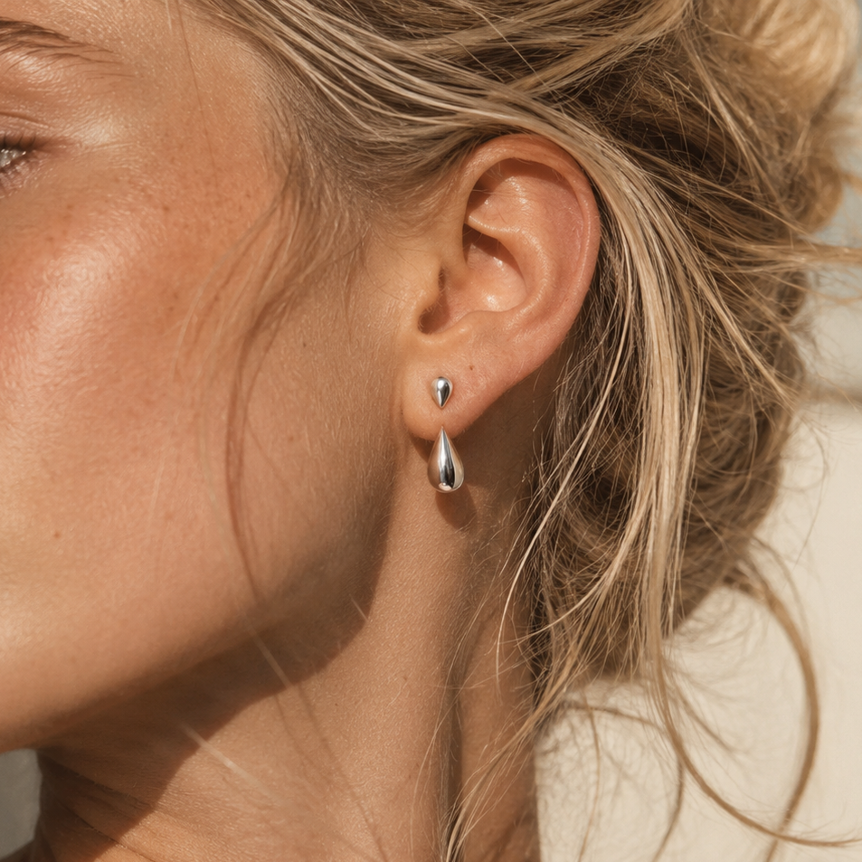 Morning Dew Teardrop Luxe Earrings
