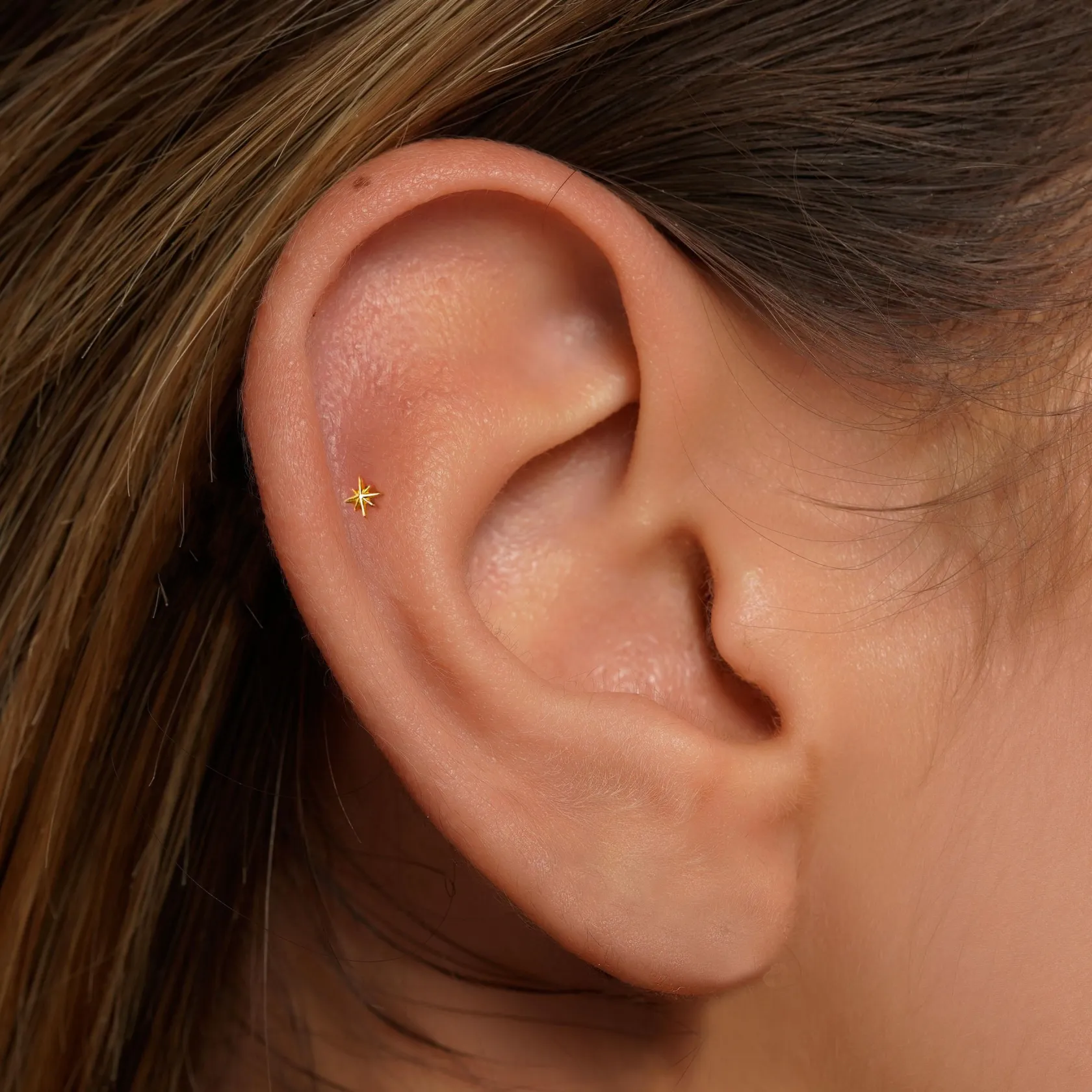Polaris Spark Stud Earrings