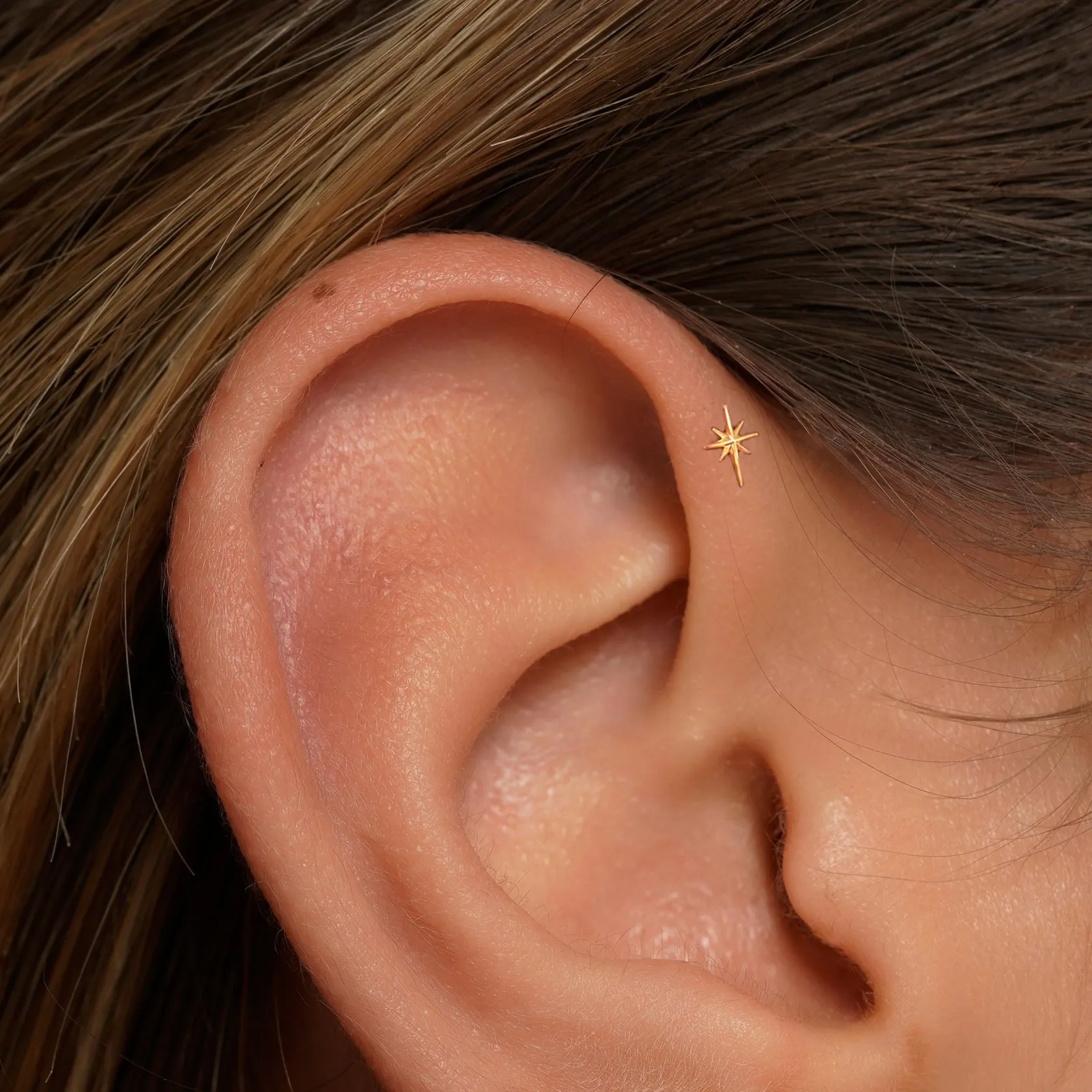 Polaris Spark Stud Earrings
