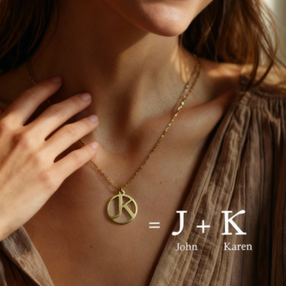 Bespoke Interwined Initials Necklace 