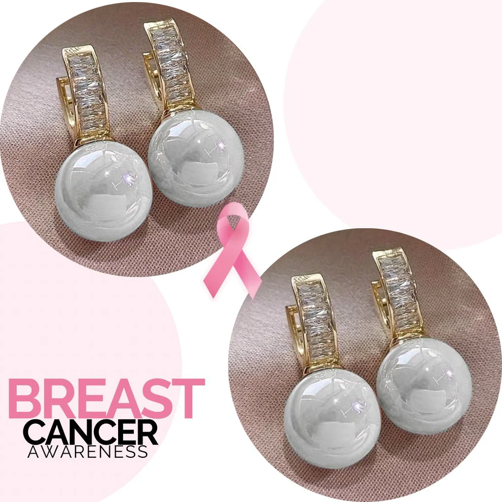 Support Breast Cancer Awareness | Blush Pearl Earrings | Buy 1 Get 1 Free Today