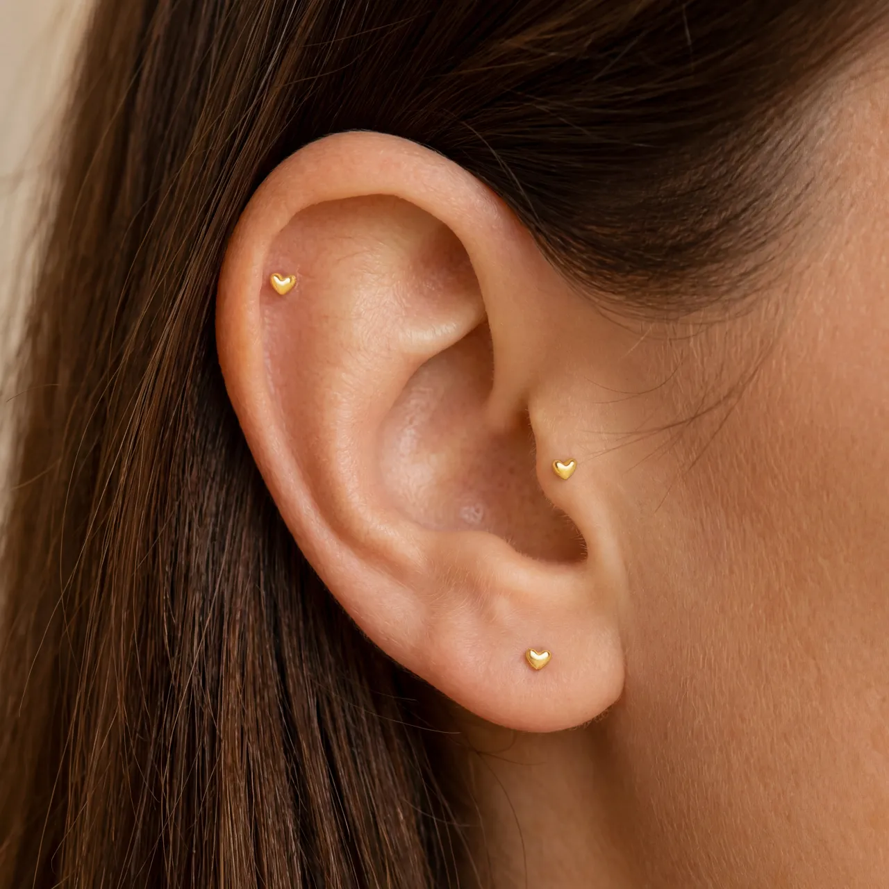 Heart Whisper Stud Earring