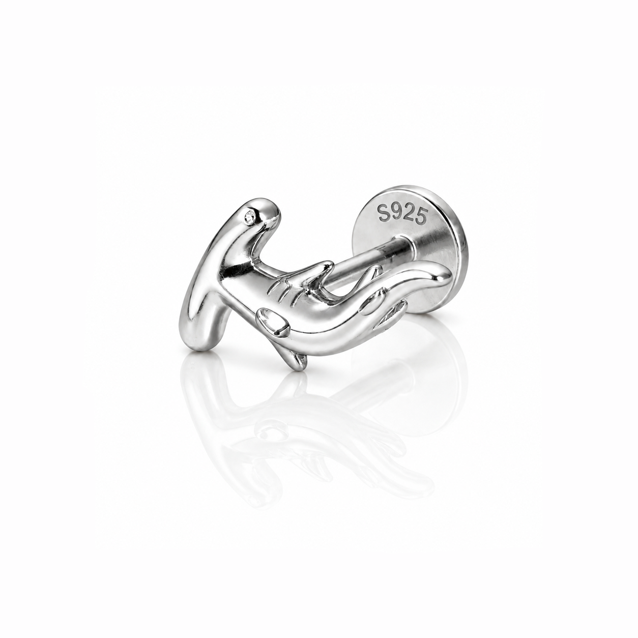 Tiny Hammerhead Stud Earrings