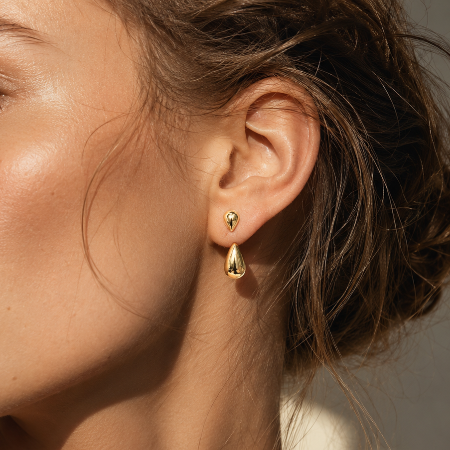 Morning Dew Teardrop Luxe Earrings