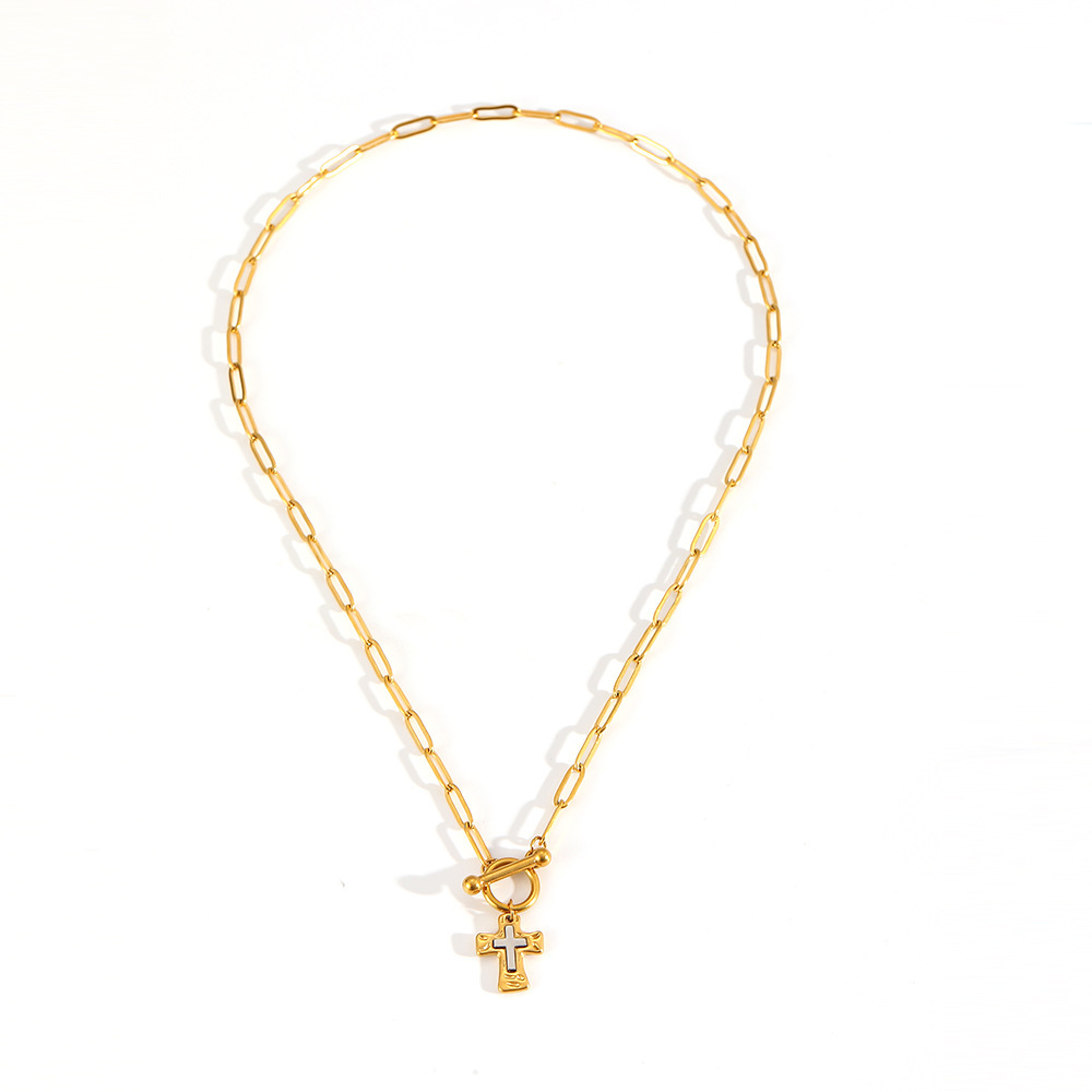 Sacred Link Cross Necklace