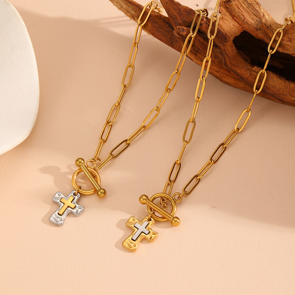 Sacred Link Cross Necklace