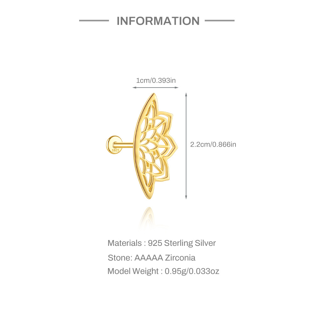 Lotus Bloom Stud
