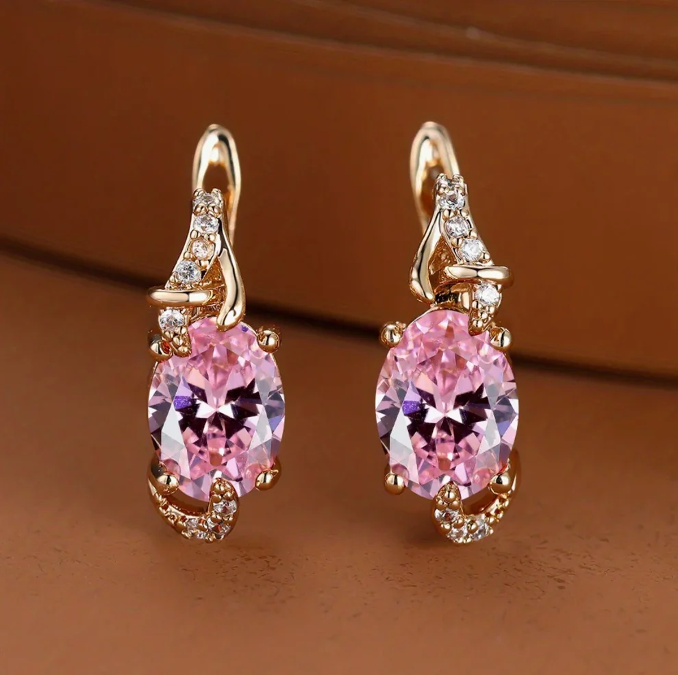Support Breast Cancer Awareness | Pink Serenity Teardrop Earrings |  Buy 1 Pair Get 1 Pair FREE Today