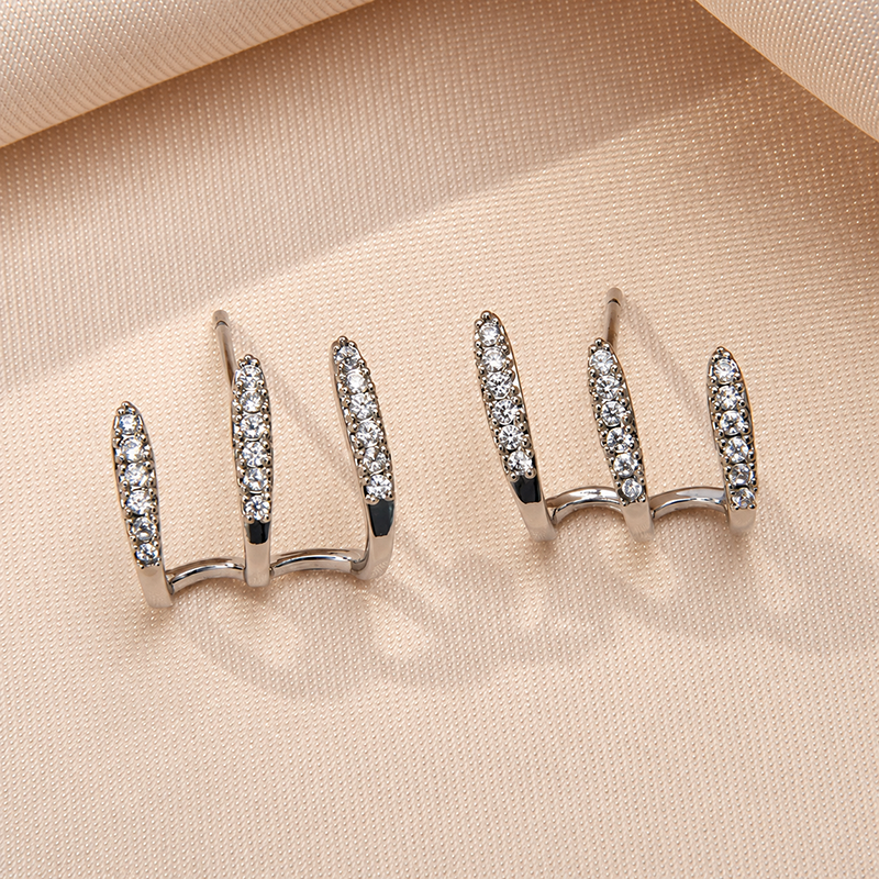 Starlight Triple Hoop Earrings