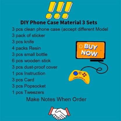 Link-5--DIY Samsung Case Material Set（no glitter inside, order another link to get glitter)