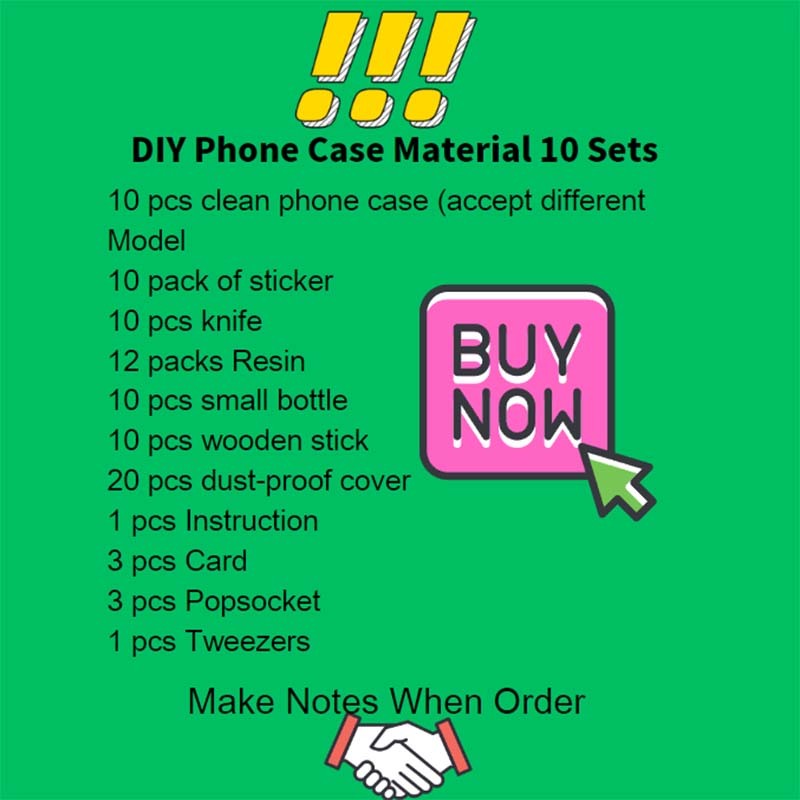 Link-5--DIY Samsung Case Material Set（no glitter inside, order another link to get glitter)