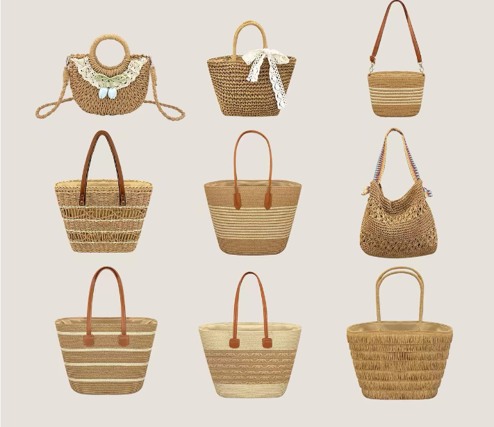 Women Bohemian Straw Woven Bag Series