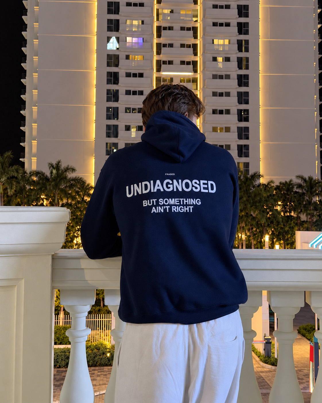 UNDIAGNOSED BUT SOMETHING AIN'T RIGHT - HOODIE