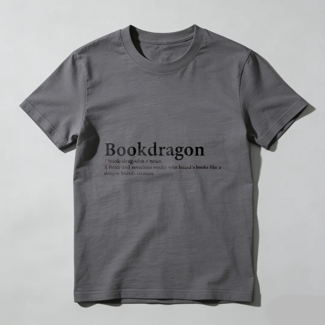 Bookdragon Definition Print Design Unisex Classic T-shirt