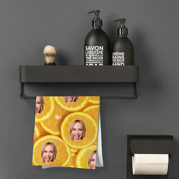 Personalized Photo Towel Funny Gifts for Him