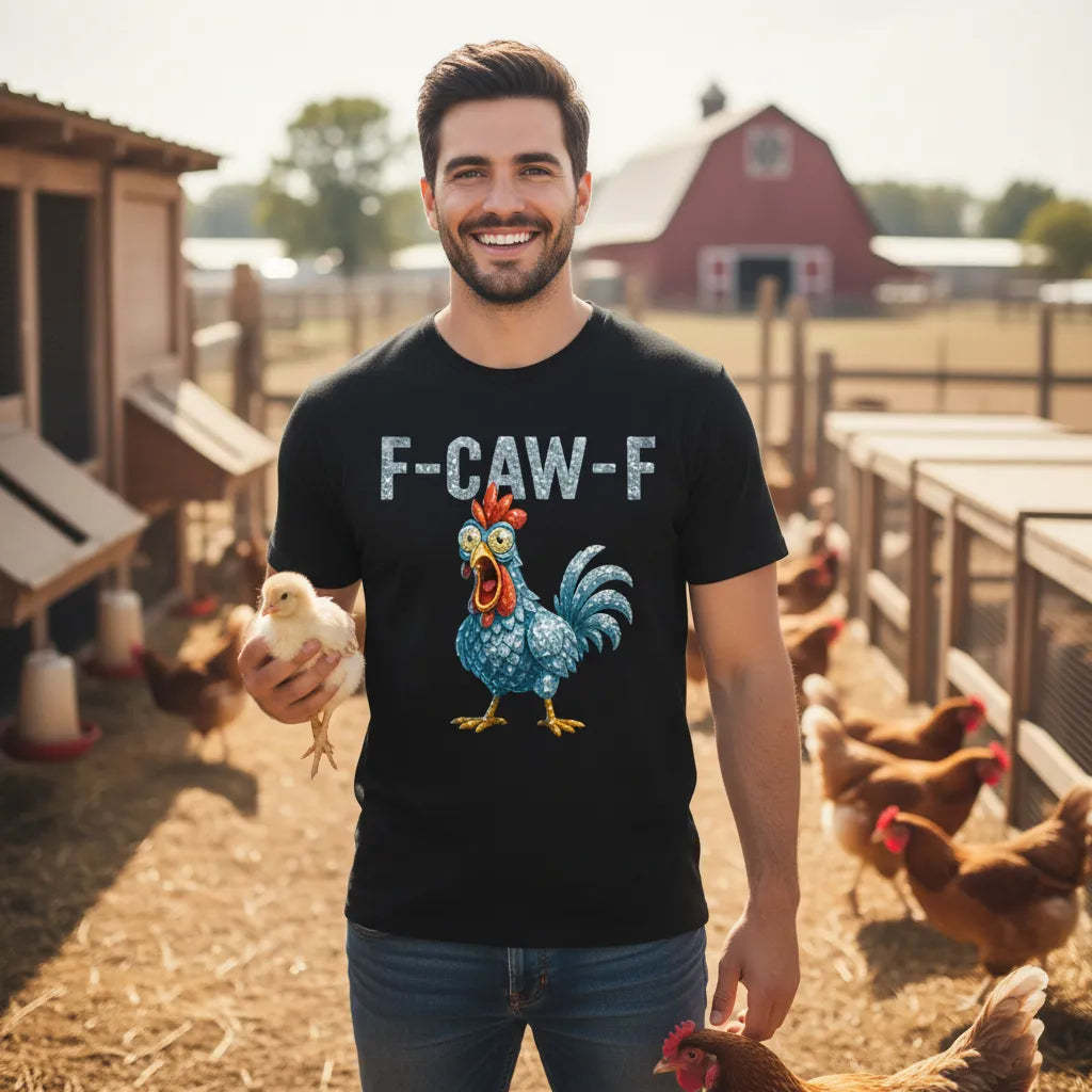 Cute Cartoon Humor Graphic Print Tee F-CAW-F Streetwear Tee