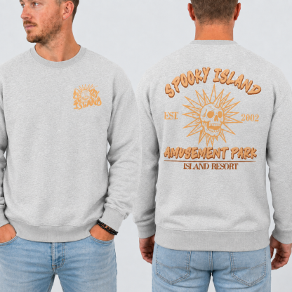 Unisex Spooky Island Halloween Movie Sweatshirt