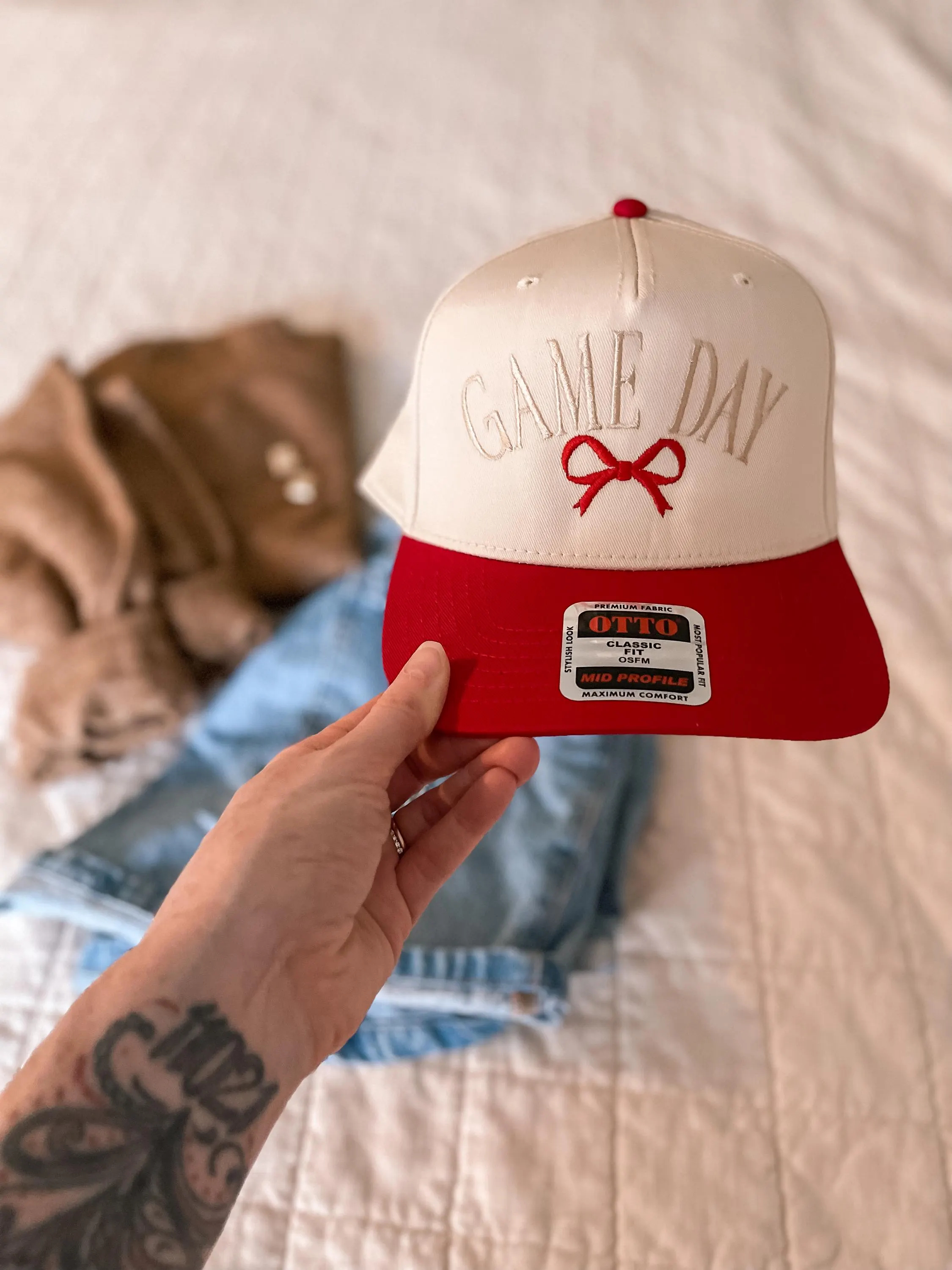 Personalized Embroidered Baseball Hat for Mom