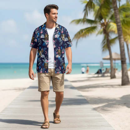 Personalized Face Hawaiian Shirt Summer Party Shirt Funny Gift for Him Bachelor Party Gift