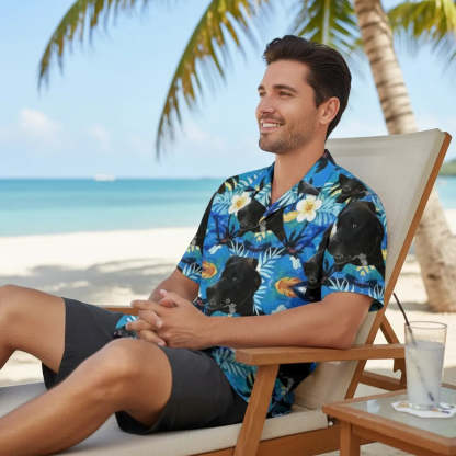 Personalized Face Hawaiian Shirt Summer Party Shirt Funny Gift for Pet Lovers