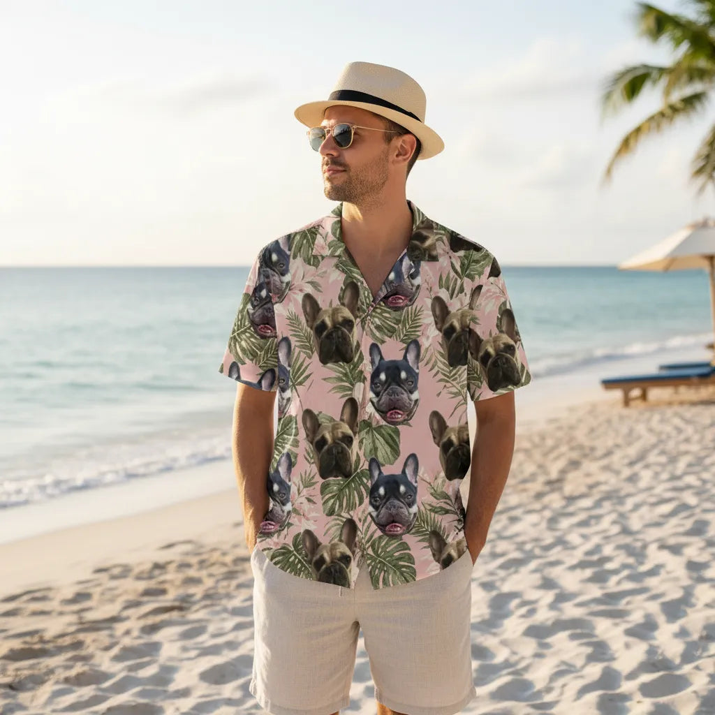 Personalized Face Hawaiian Shirt Summer Party Shirt Funny Gift for Him
