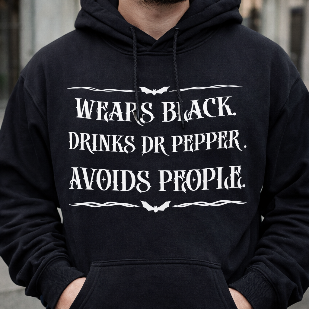 Dark Humorous Life Quote T-Shirt Sweatshirt Hoodie