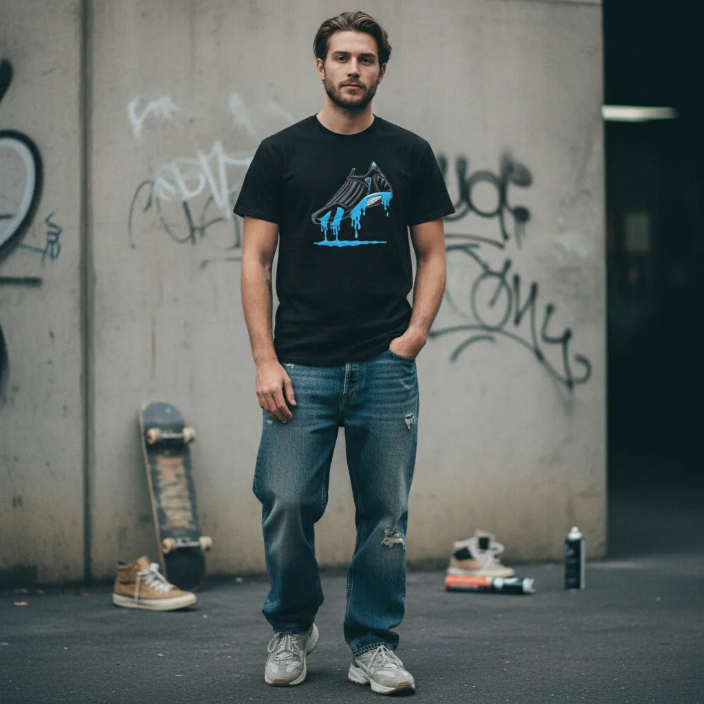 Streetwear Sneakerhead Shirt Drip Sneaker Tee Perfect Gift for Basketball Fans Streetwear Graphic Tee for Sneakerhead