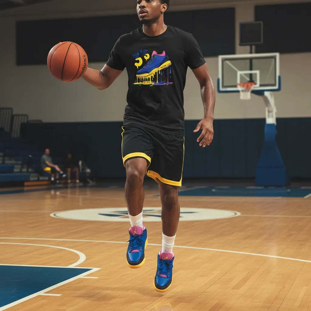 Dripping 3'S Tshirt Sneakerhead Streetwear Gift