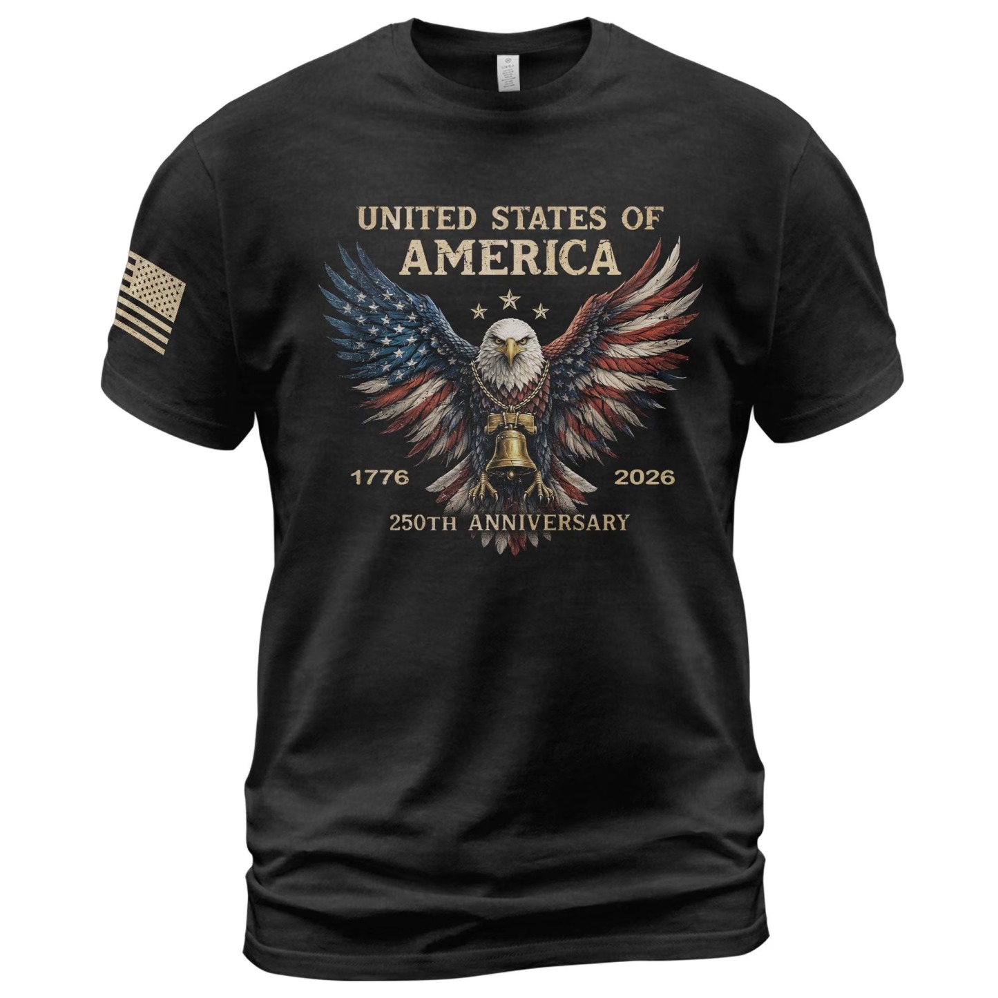 Retro 250th Anniversary of The United States Shirt USA Independence Day Tee Father's Day Gift