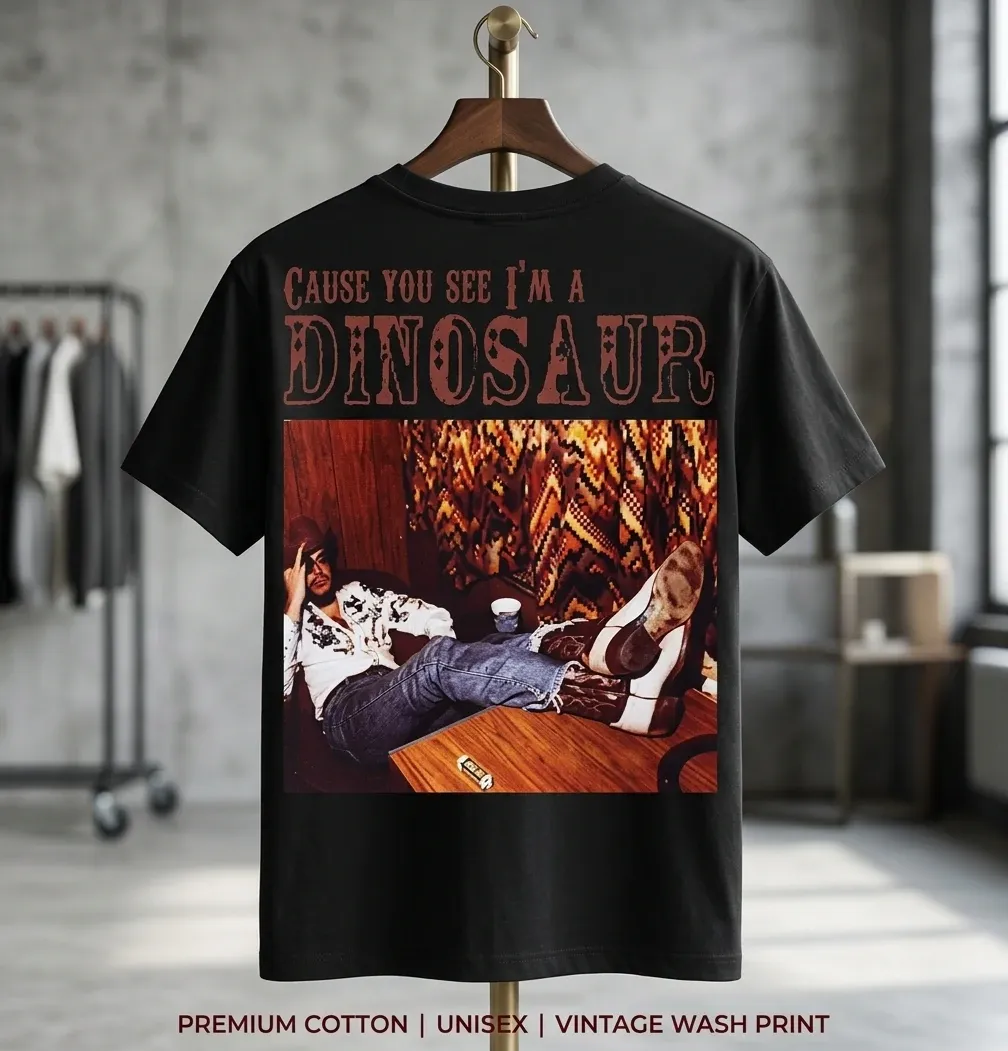 Cause You See I'm a Dinosaur Shirt Unisex Cowboy Tee