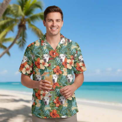 Personalized Face Hawaiian Shirt Gifts for Dad
