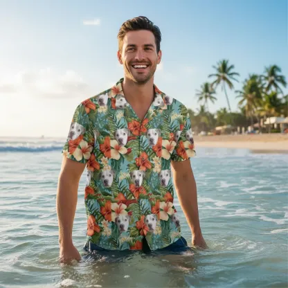Personalized Face Hawaiian Shirt Gifts for Dad